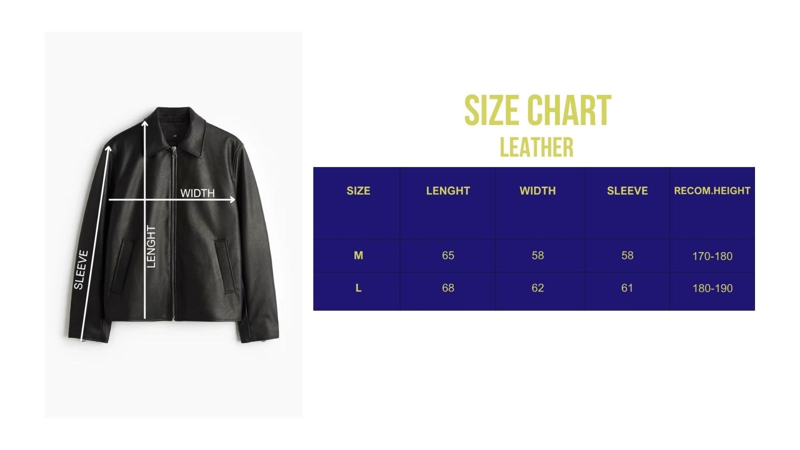 Black leather jacket