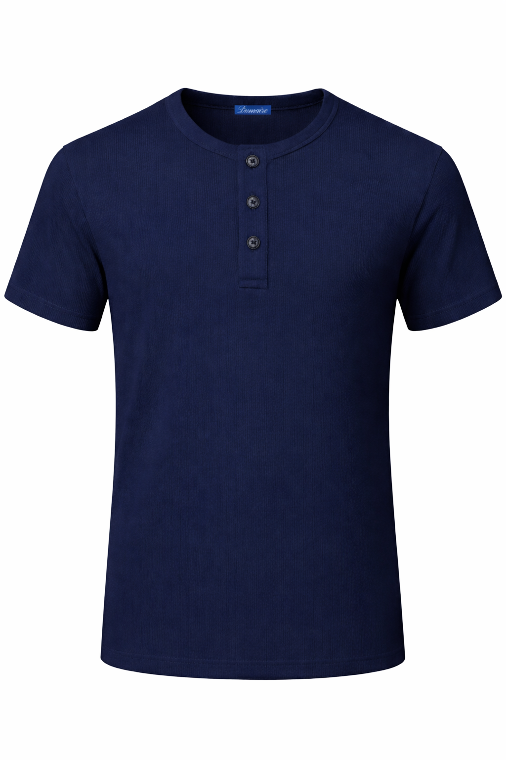 short sleeve Navy Henley shirt