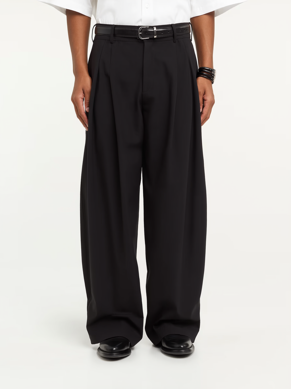 Black tailored pants