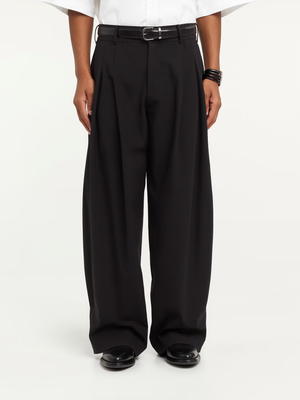 Black tailored pants