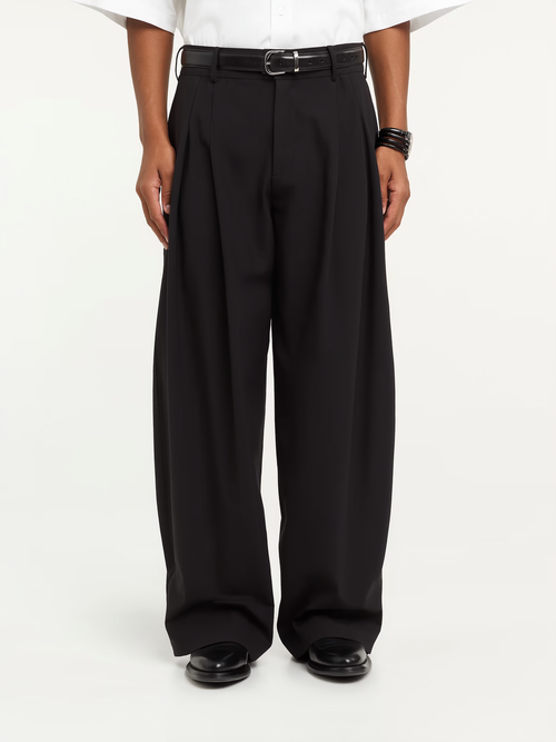Black tailored pants