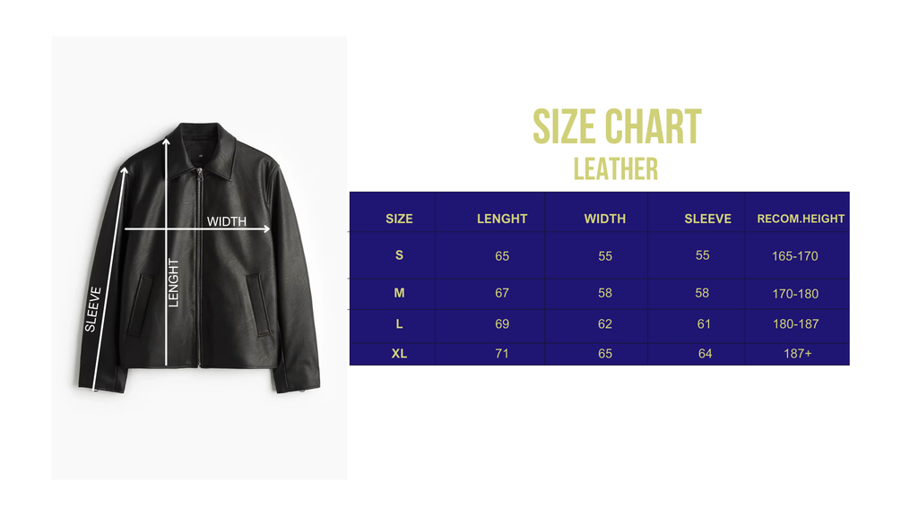 Black leather jacket