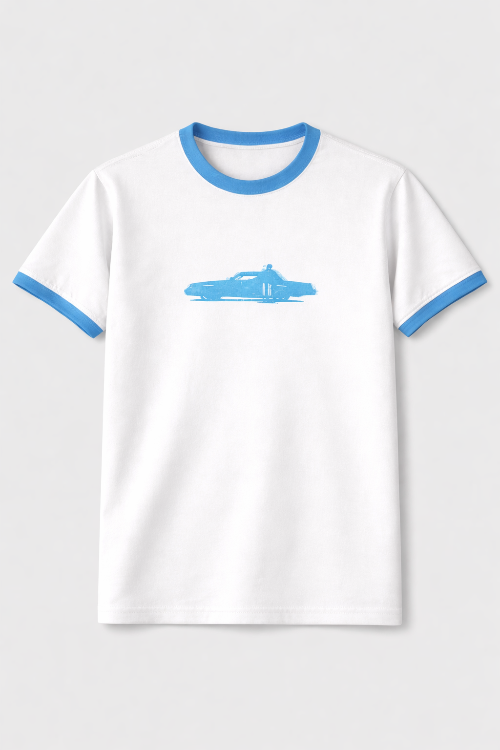 White ringer T-shirt
