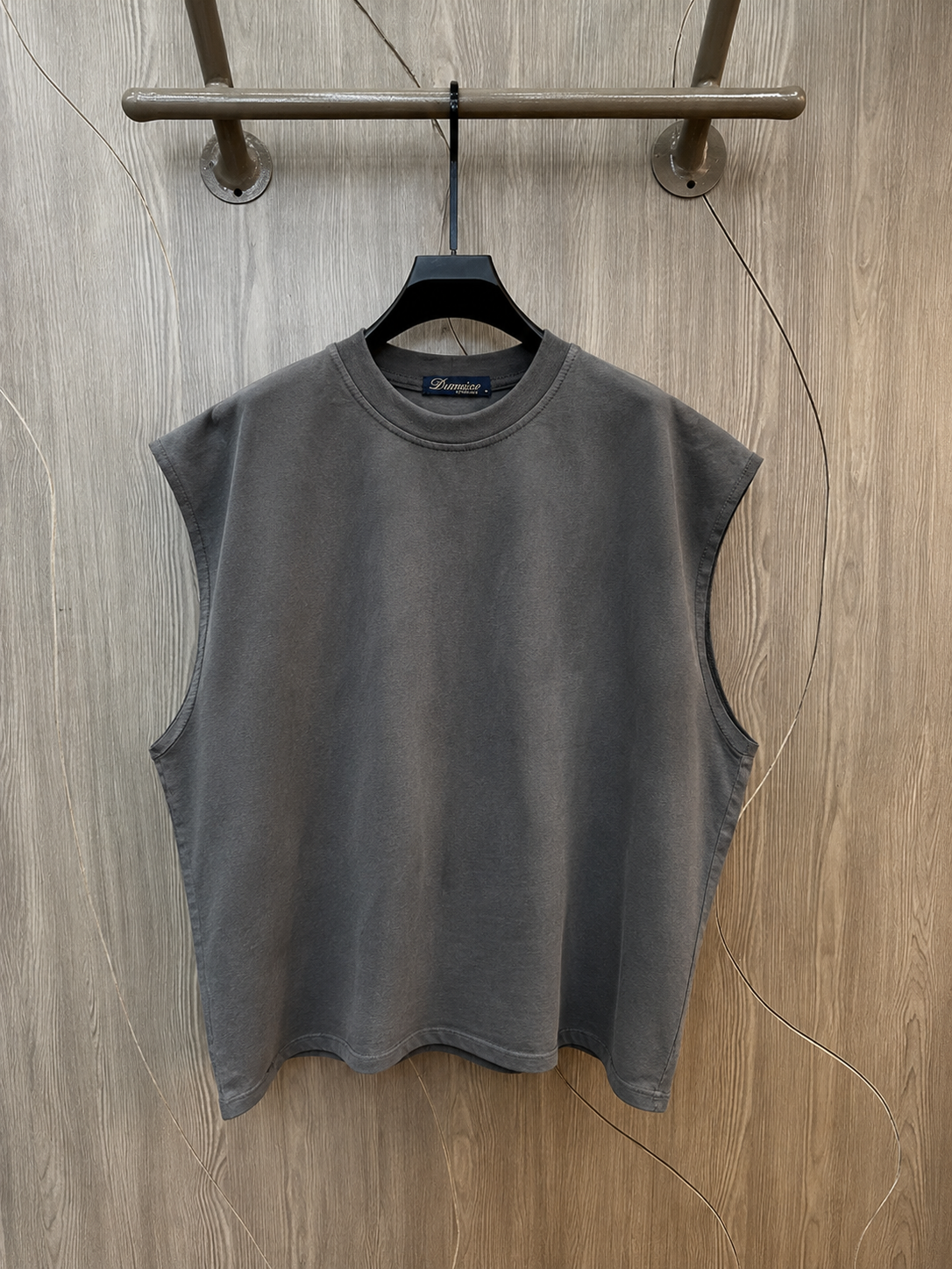Dark grey top