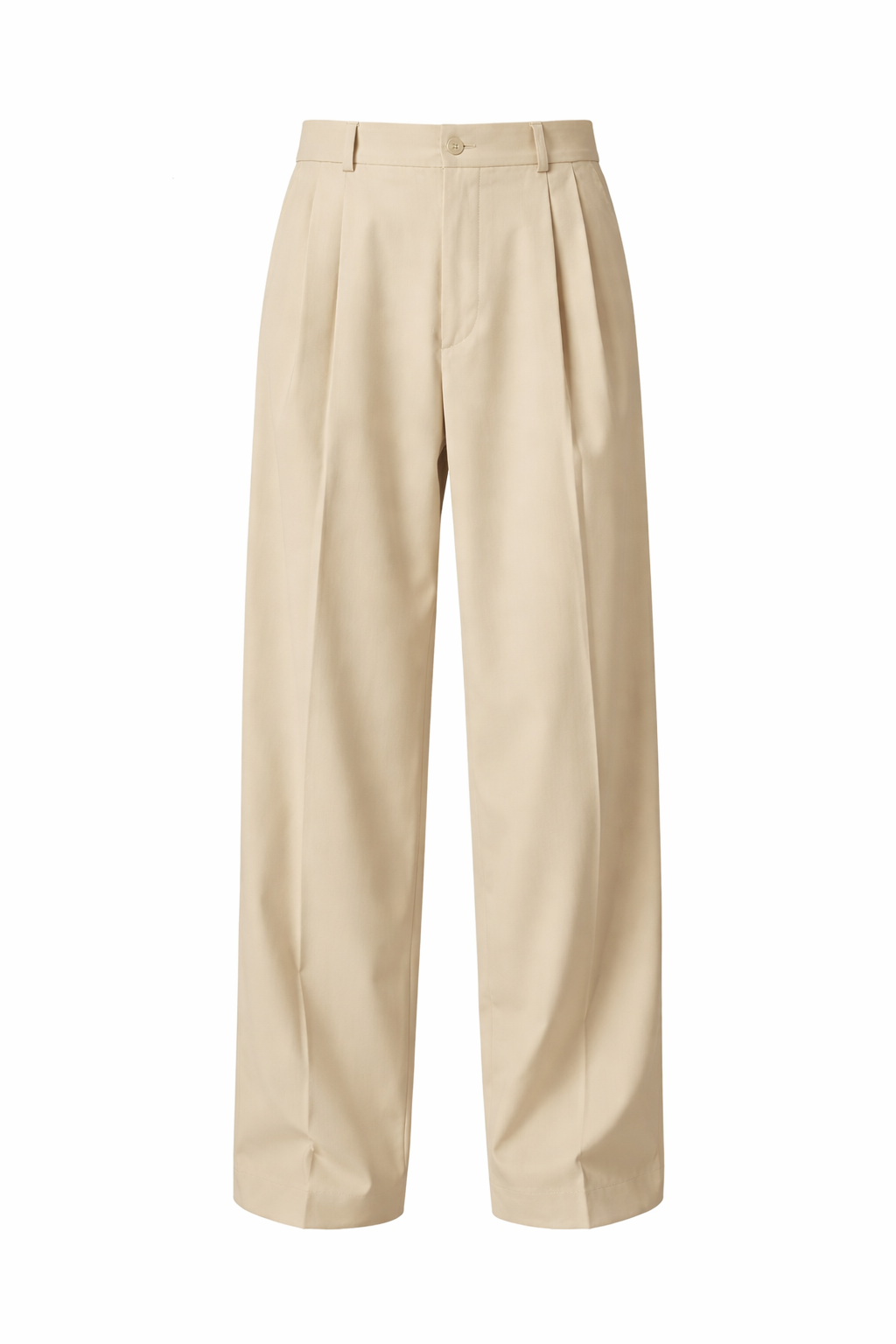 Beige tailored pants