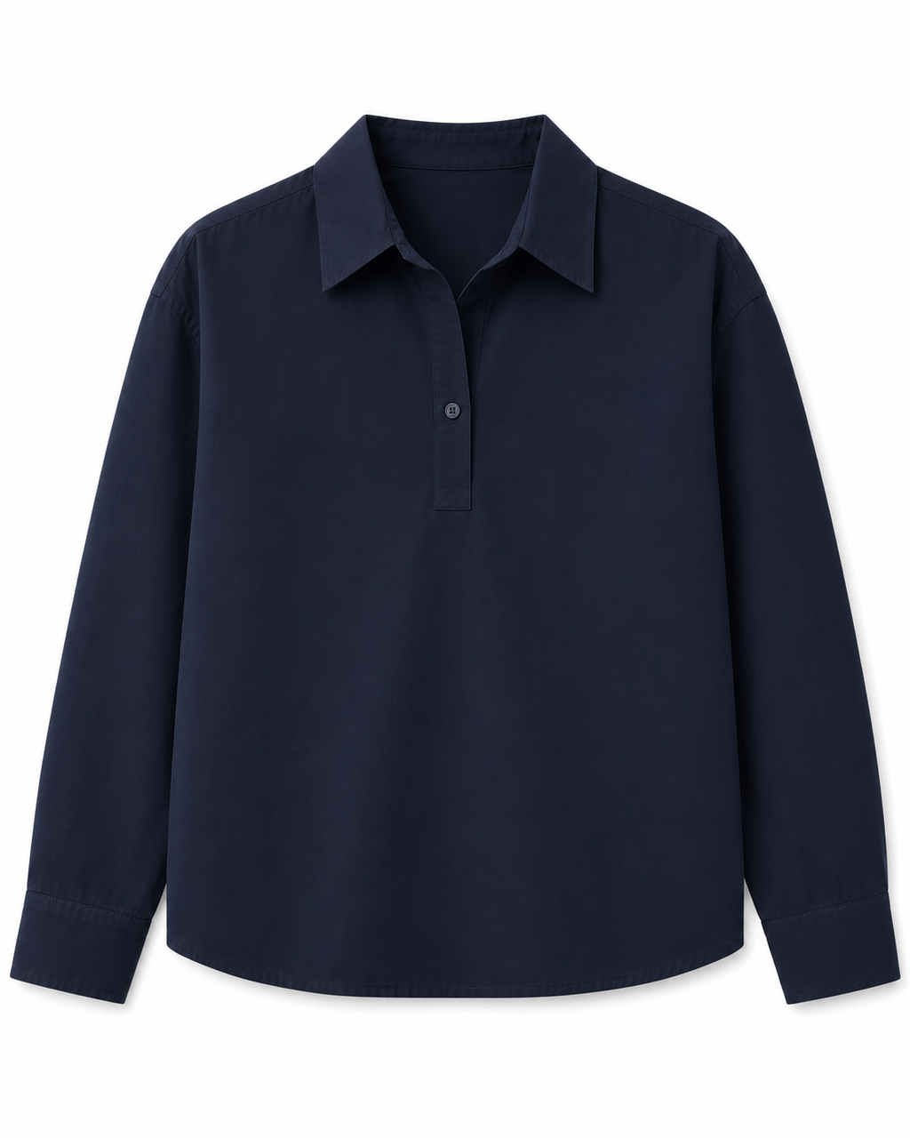 Navy quarter shirt