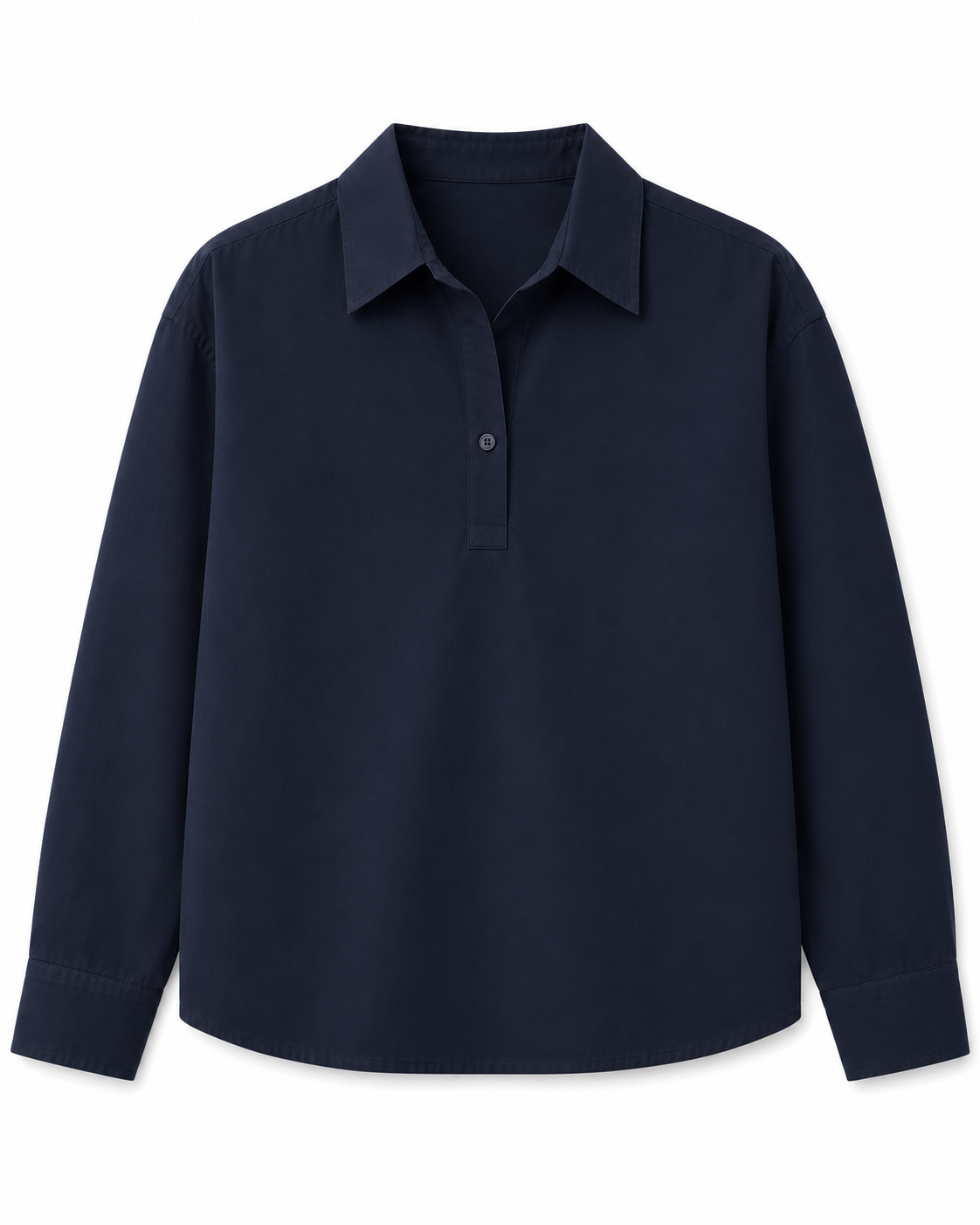 Navy quarter shirt