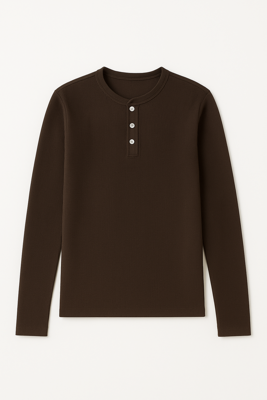 Brown Henley shirt
