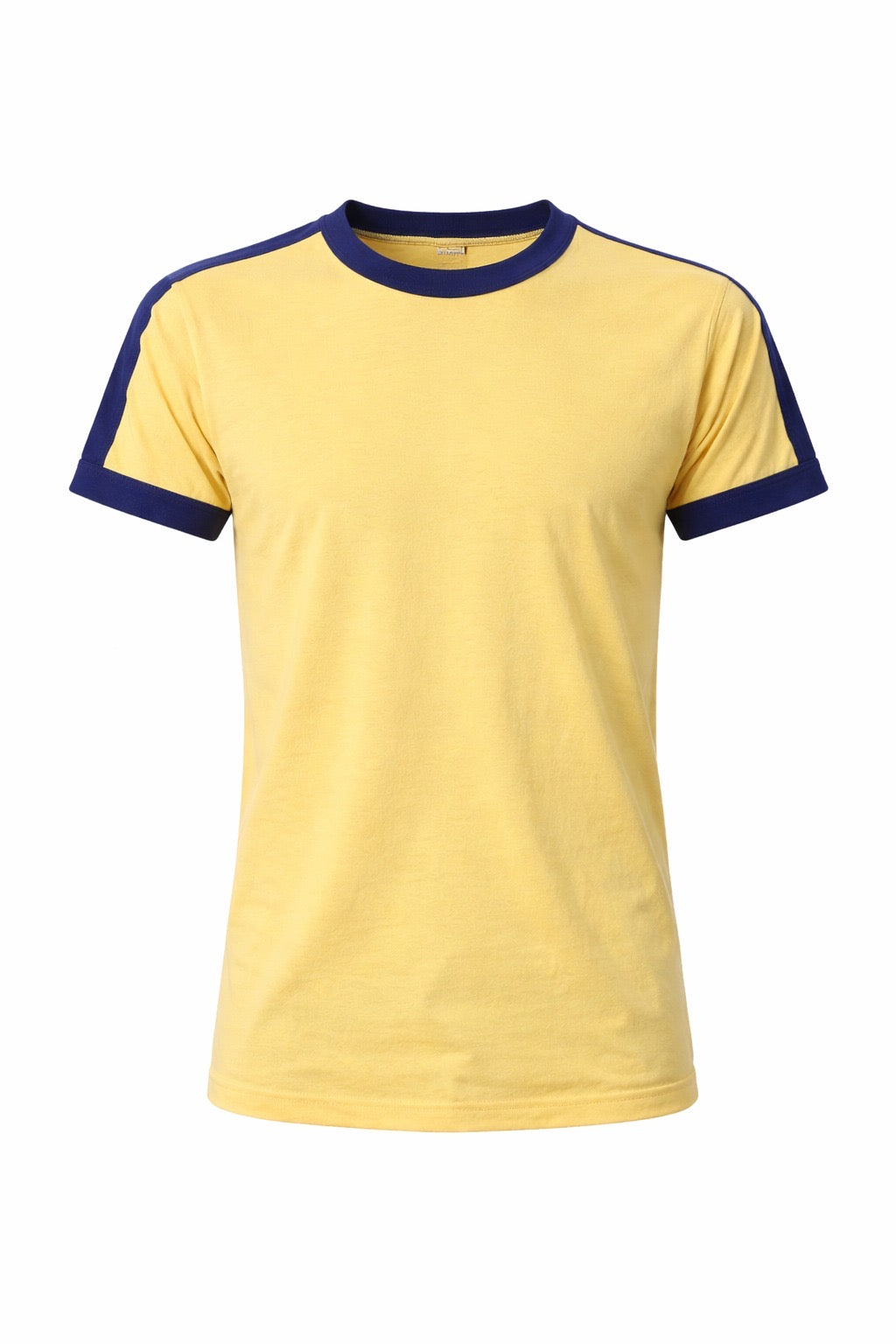 Yellow ringer tee