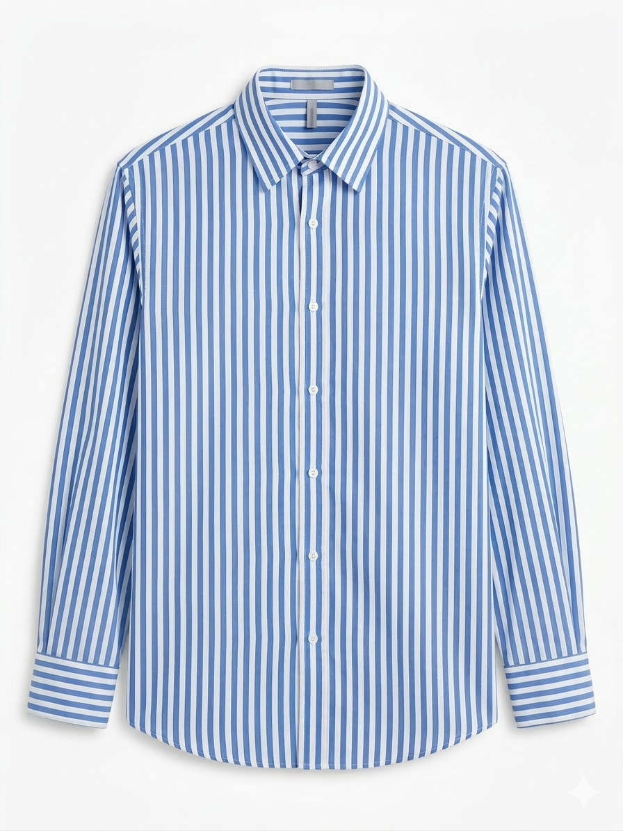 Blue stripe shirt