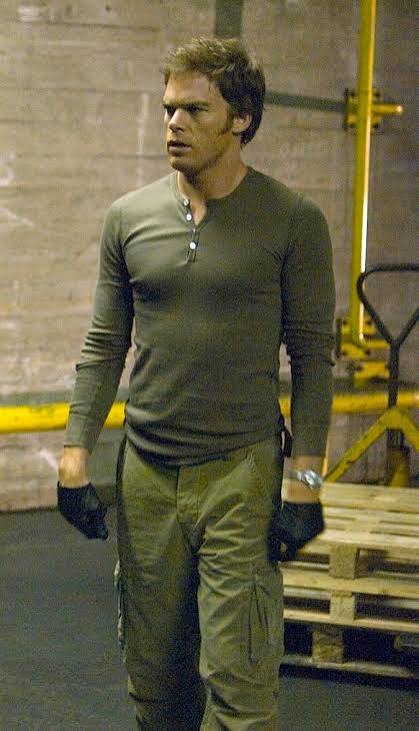 Dexter olive Henley shirt