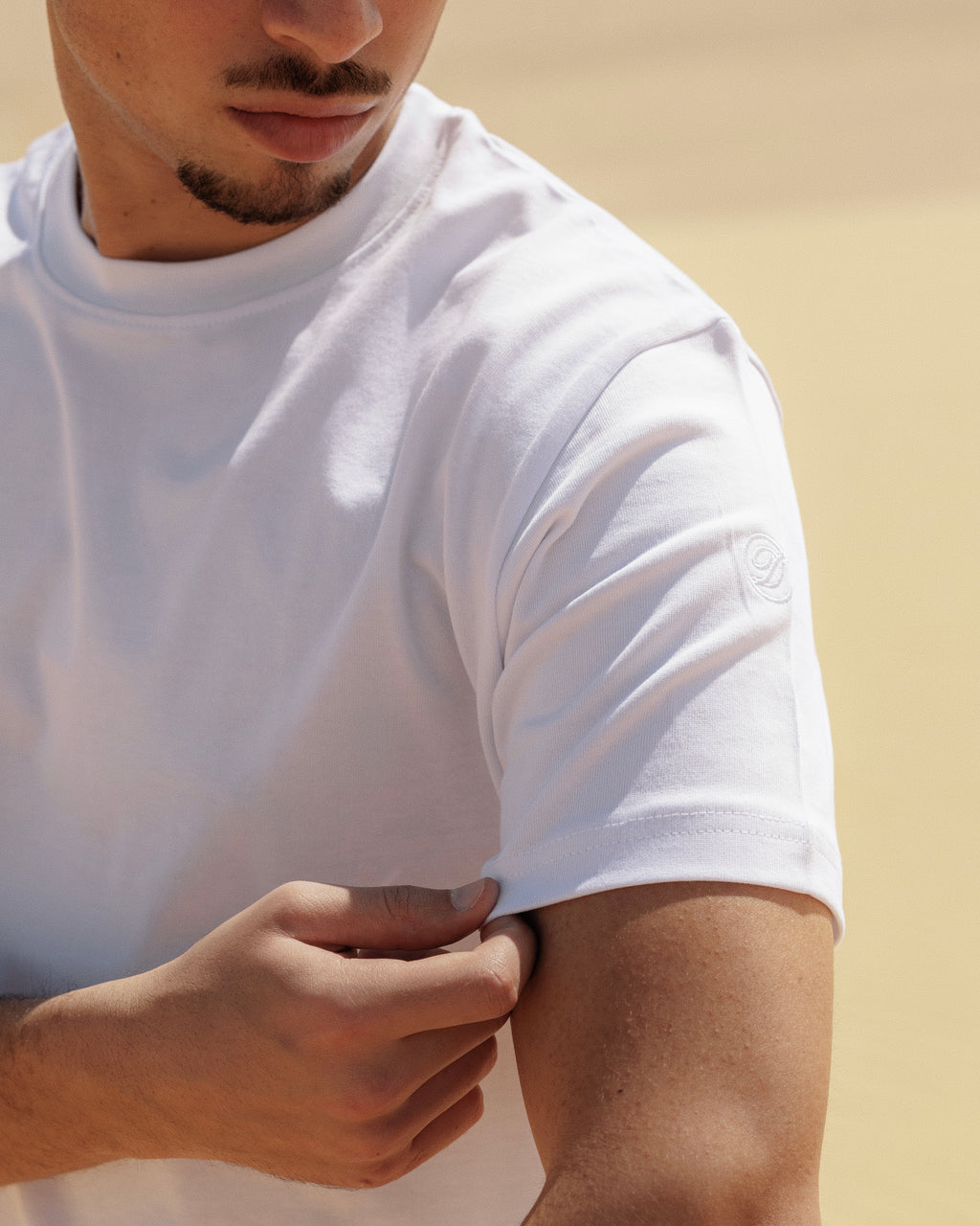 Regular fit Basic white t-shirt