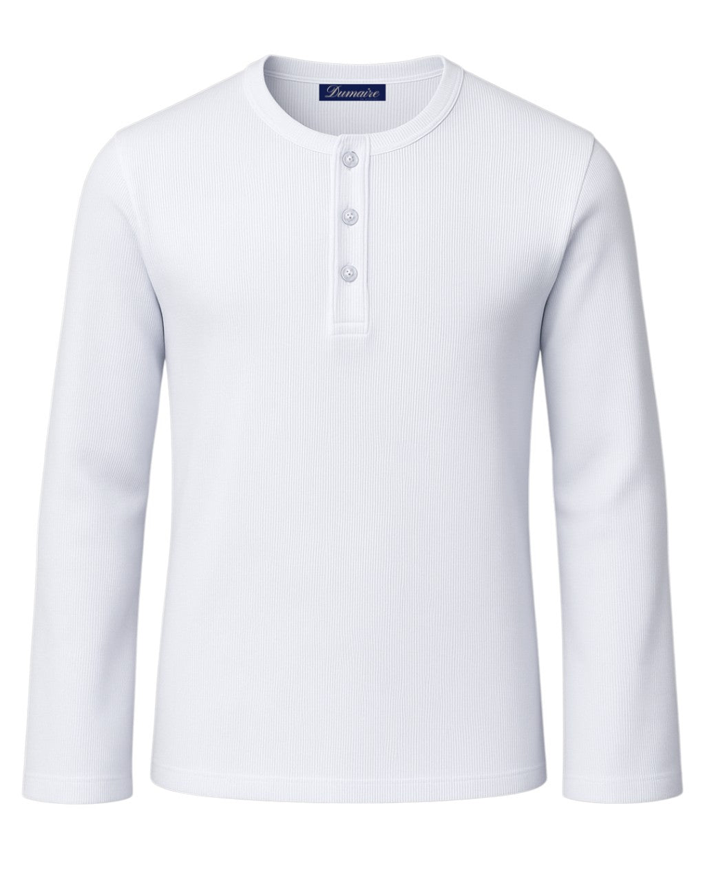 white Henley shirt