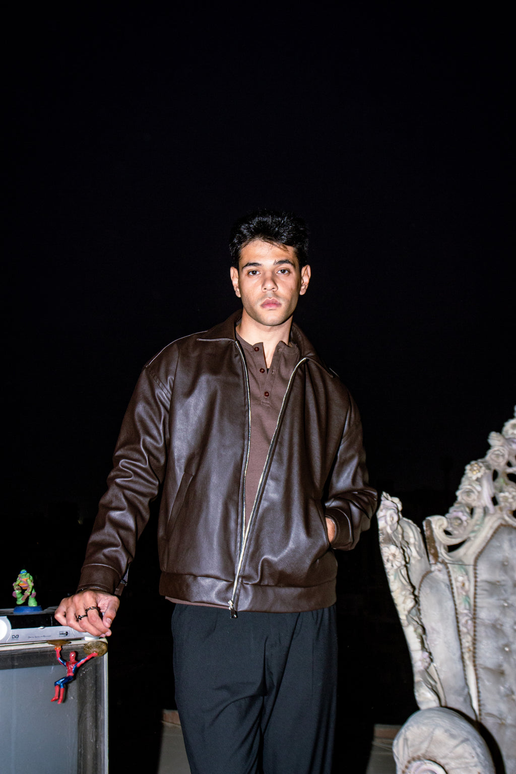Dark Brown leather jacket